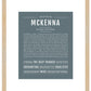 McKenna | Name Art Print