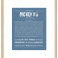 McKenna | Name Art Print