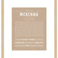 McKenna | Name Art Print