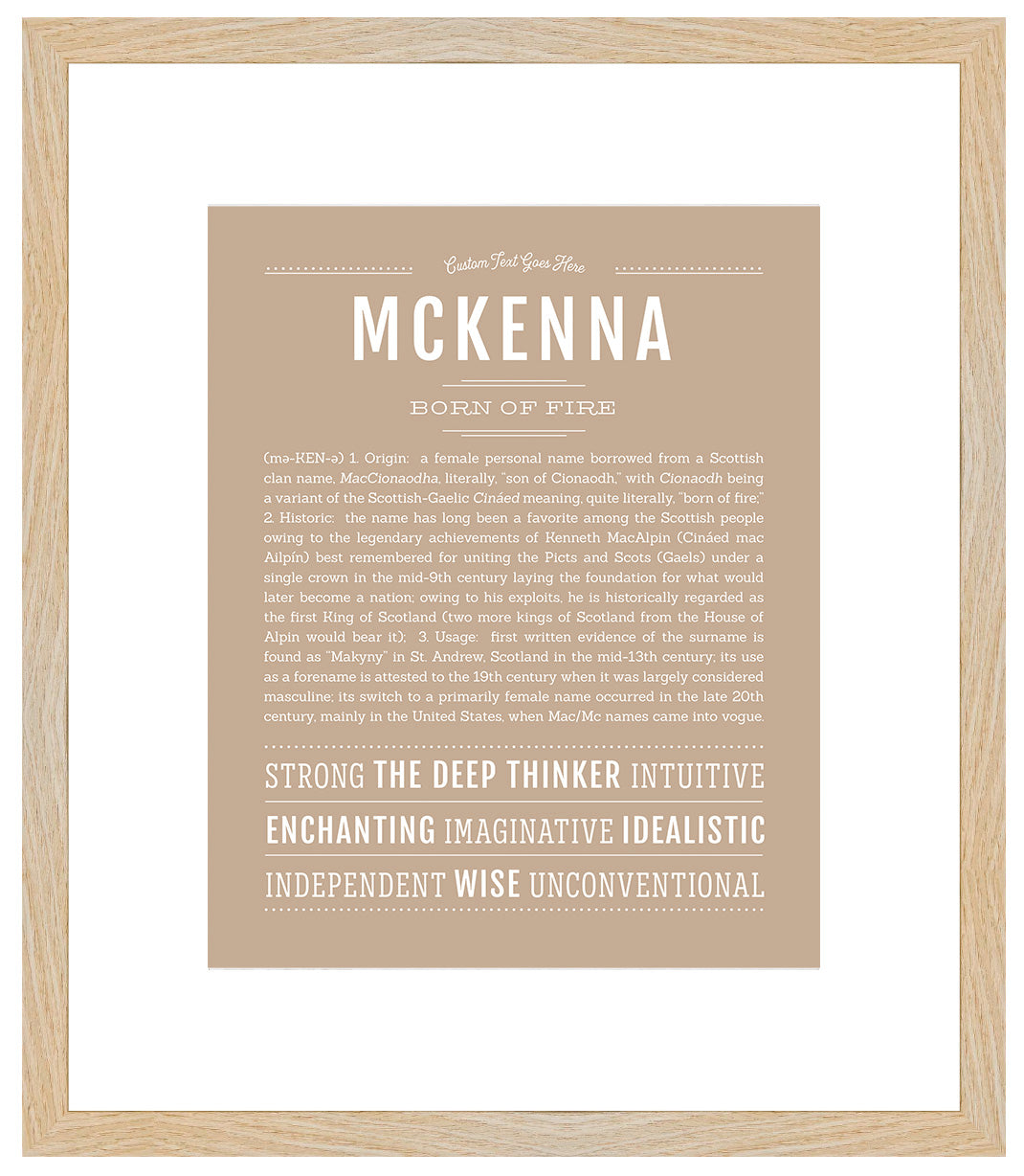 McKenna | Name Art Print