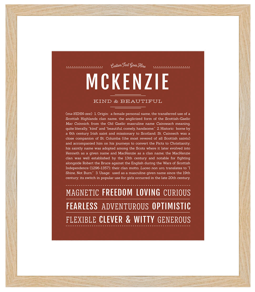 McKenzie | Name Art Print