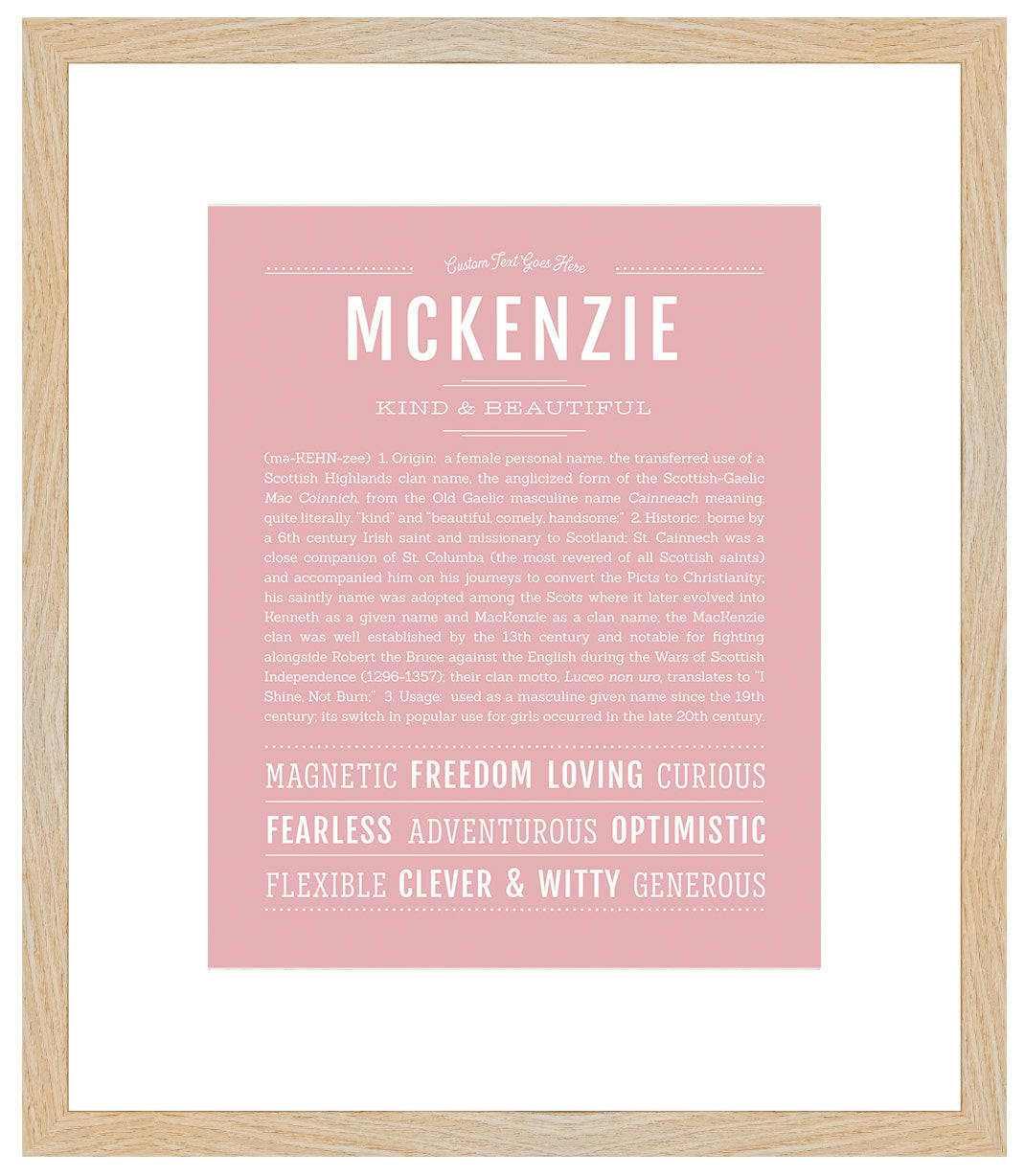 McKenzie | Name Art Print