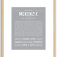 McKenzie | Name Art Print