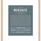 McKenzie | Name Art Print