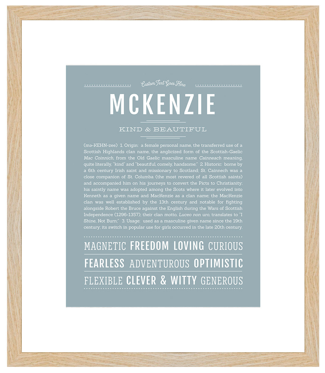 McKenzie | Name Art Print