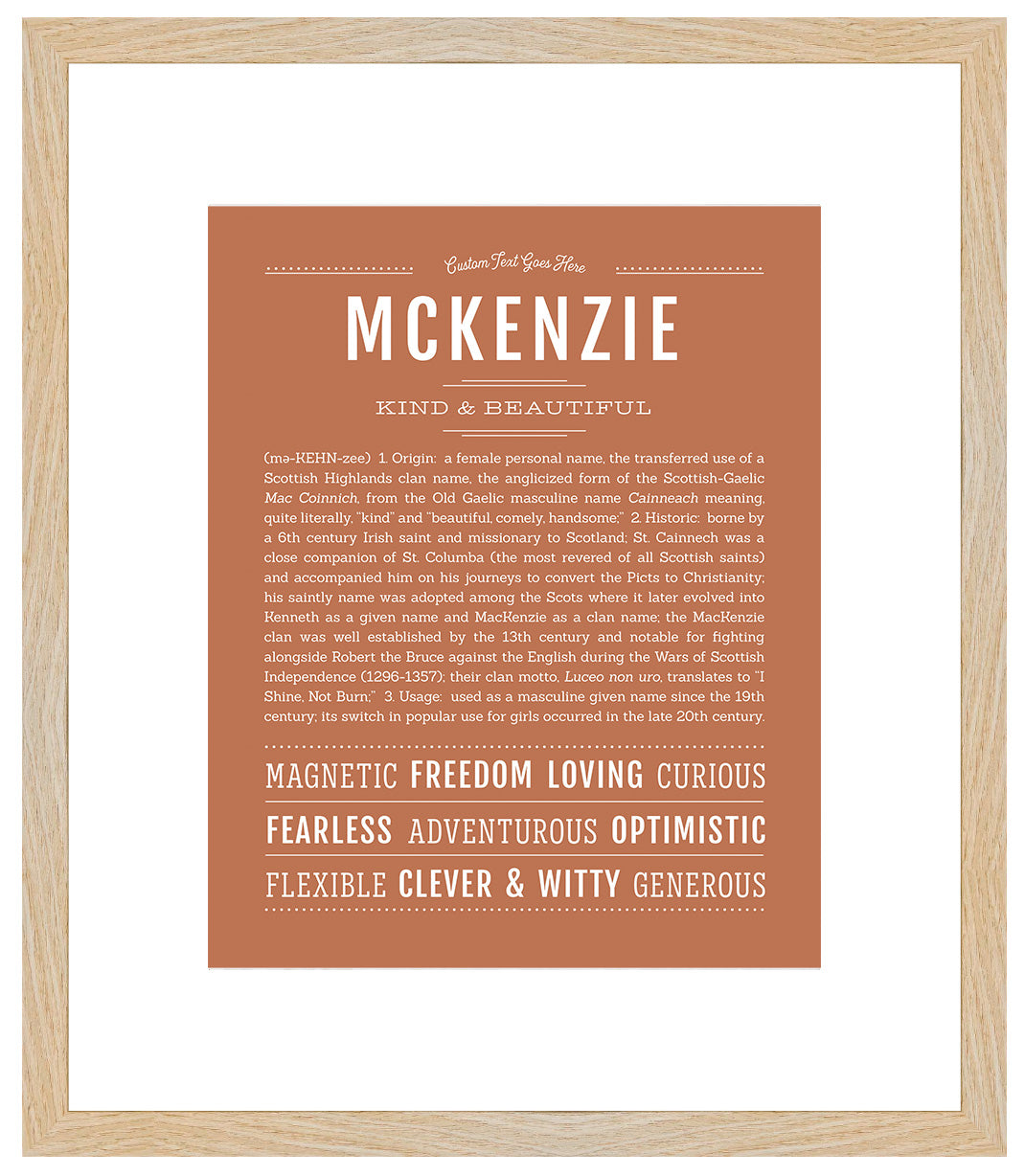 McKenzie | Name Art Print