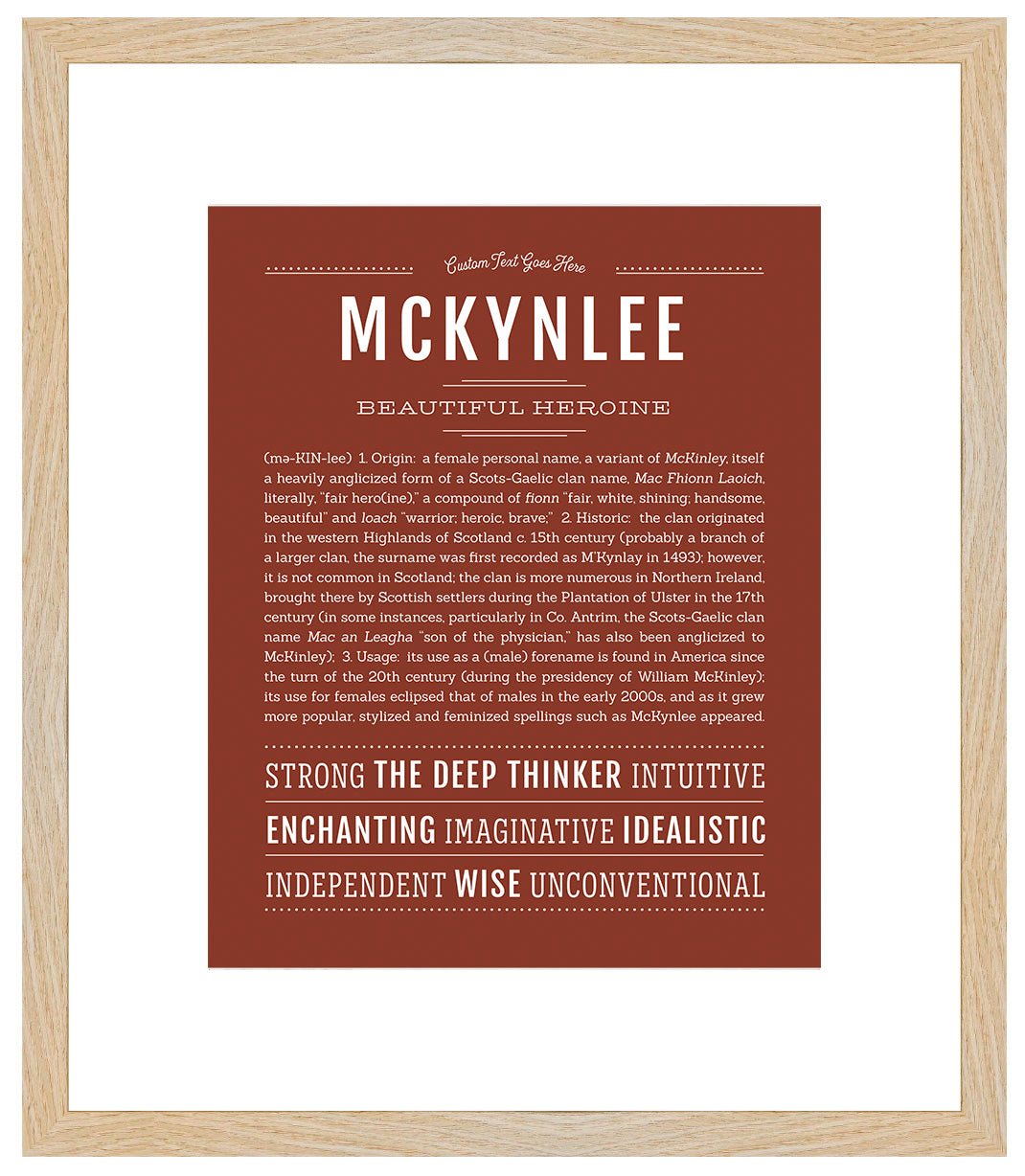 McKynlee | Name Art Print