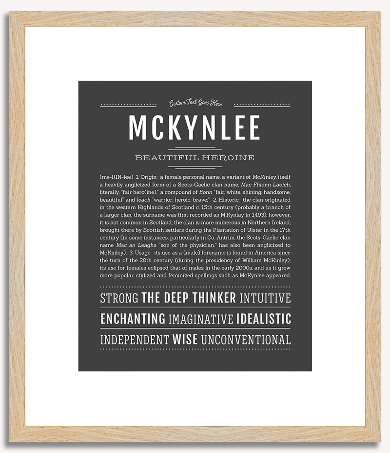 McKynlee | Name Art Print