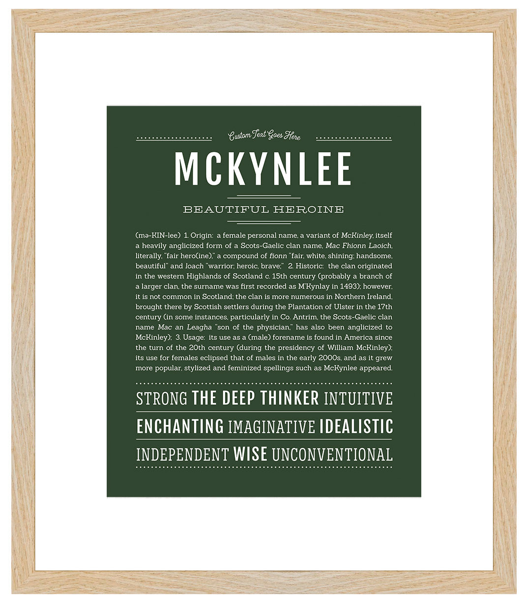 McKynlee | Name Art Print