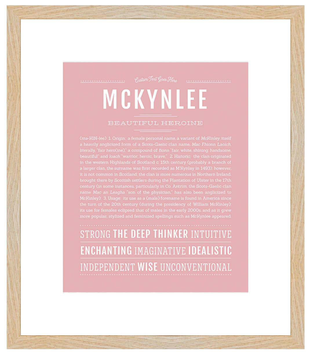McKynlee | Name Art Print
