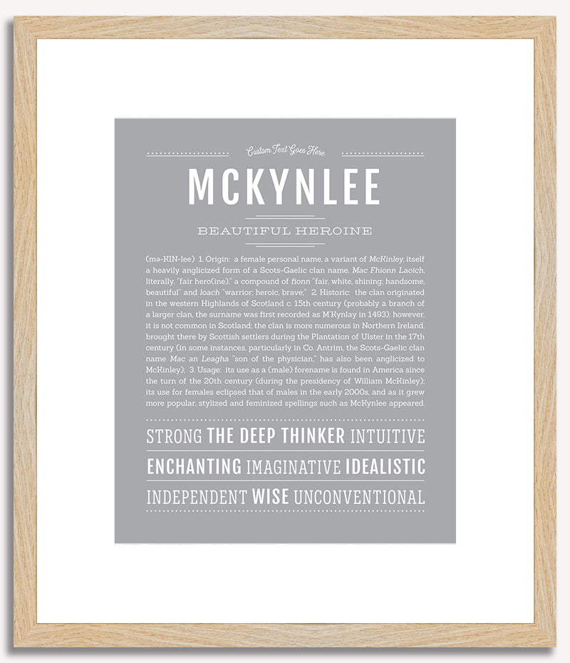 McKynlee | Name Art Print