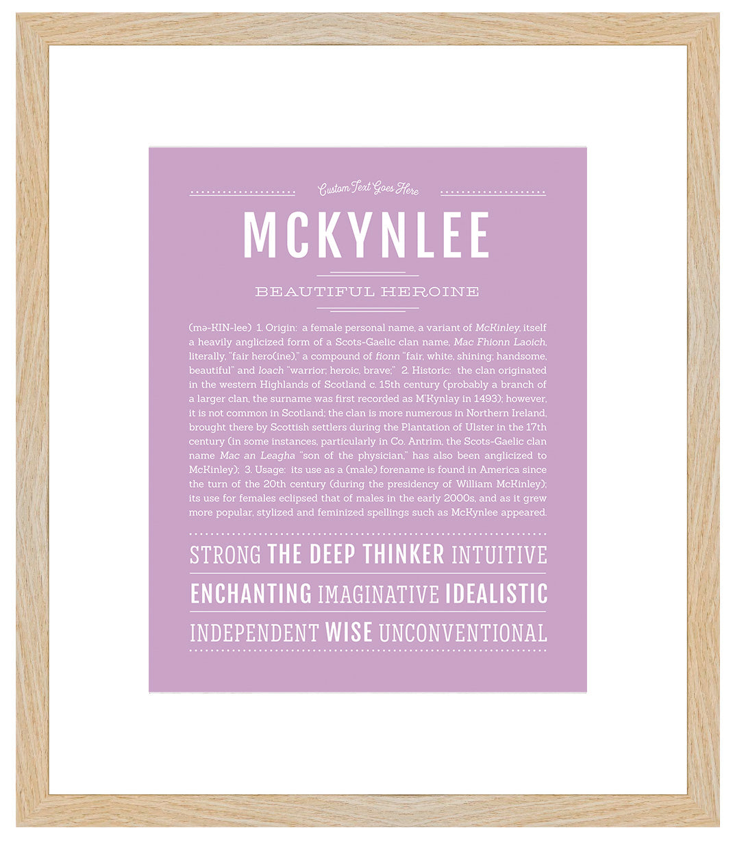 McKynlee | Name Art Print