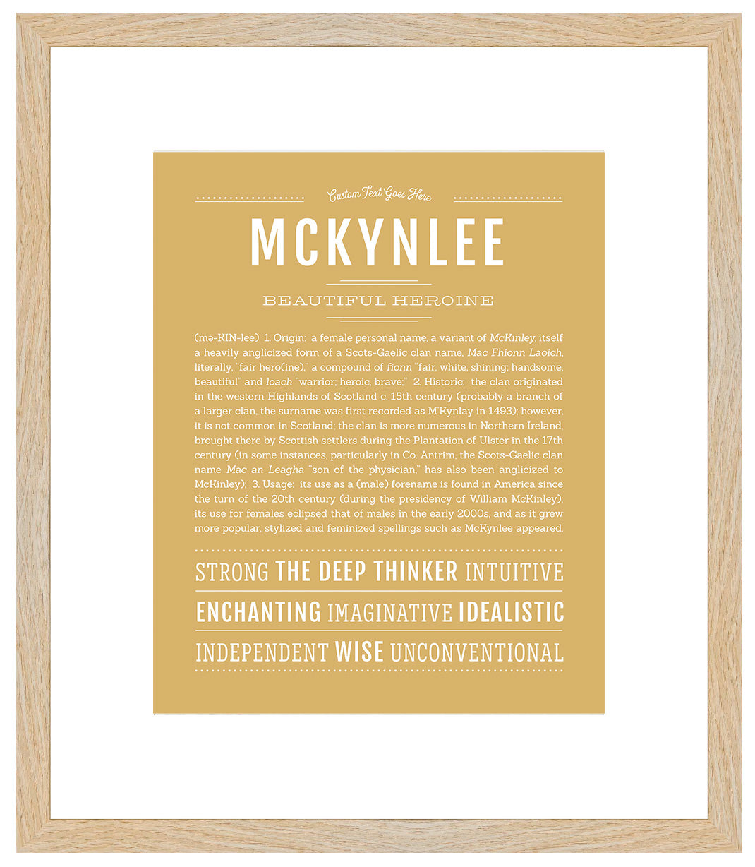 McKynlee | Name Art Print