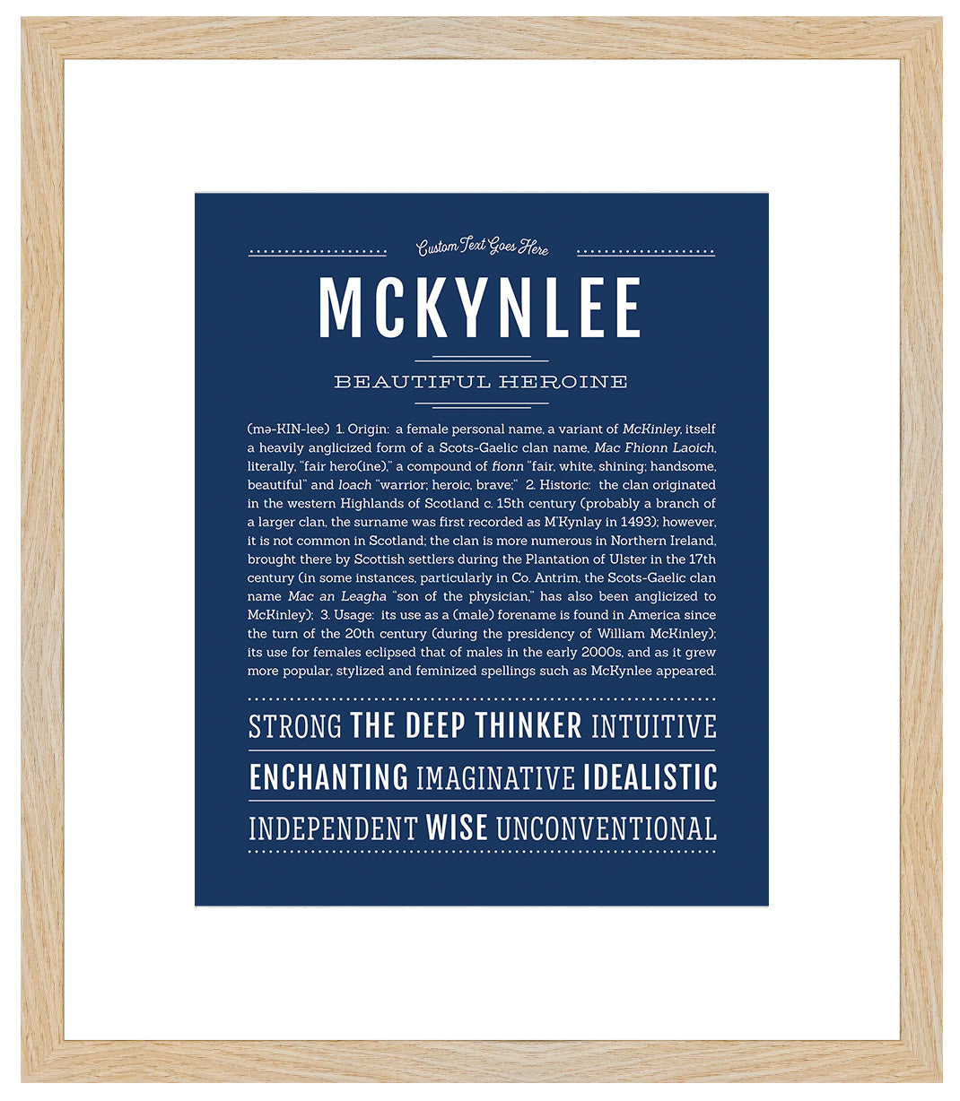 McKynlee | Name Art Print