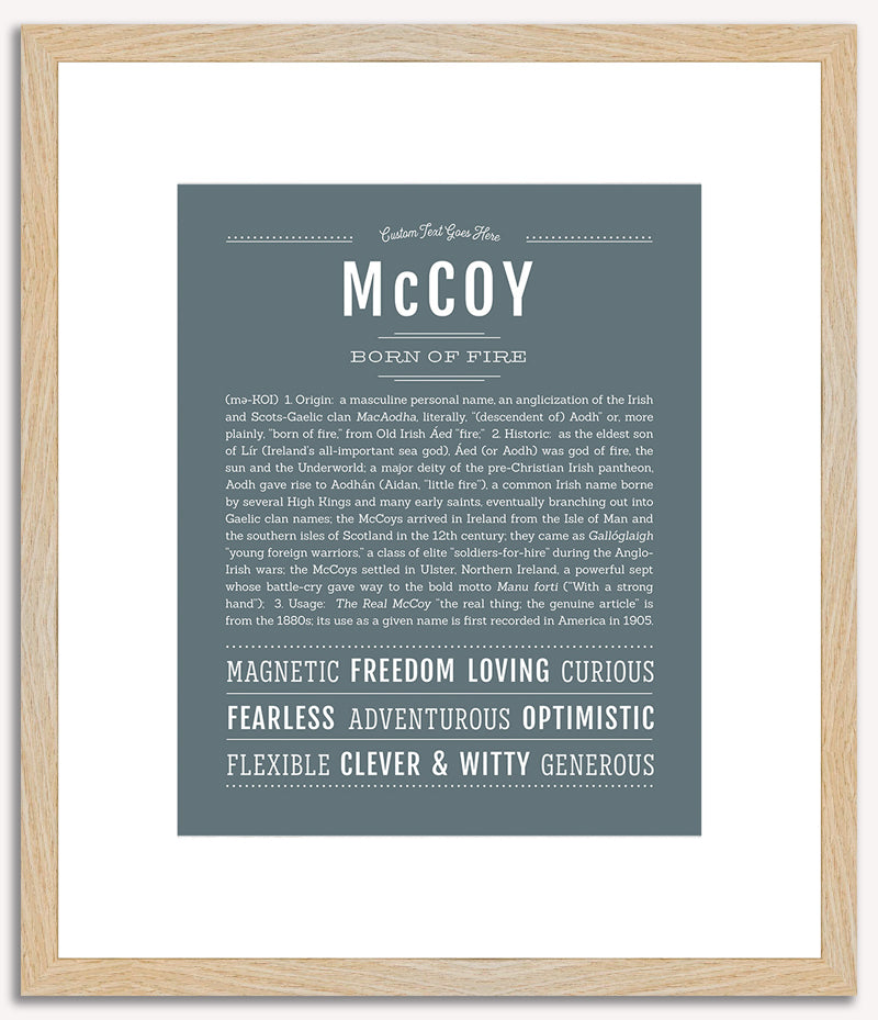 Mccoy | Name Art Print