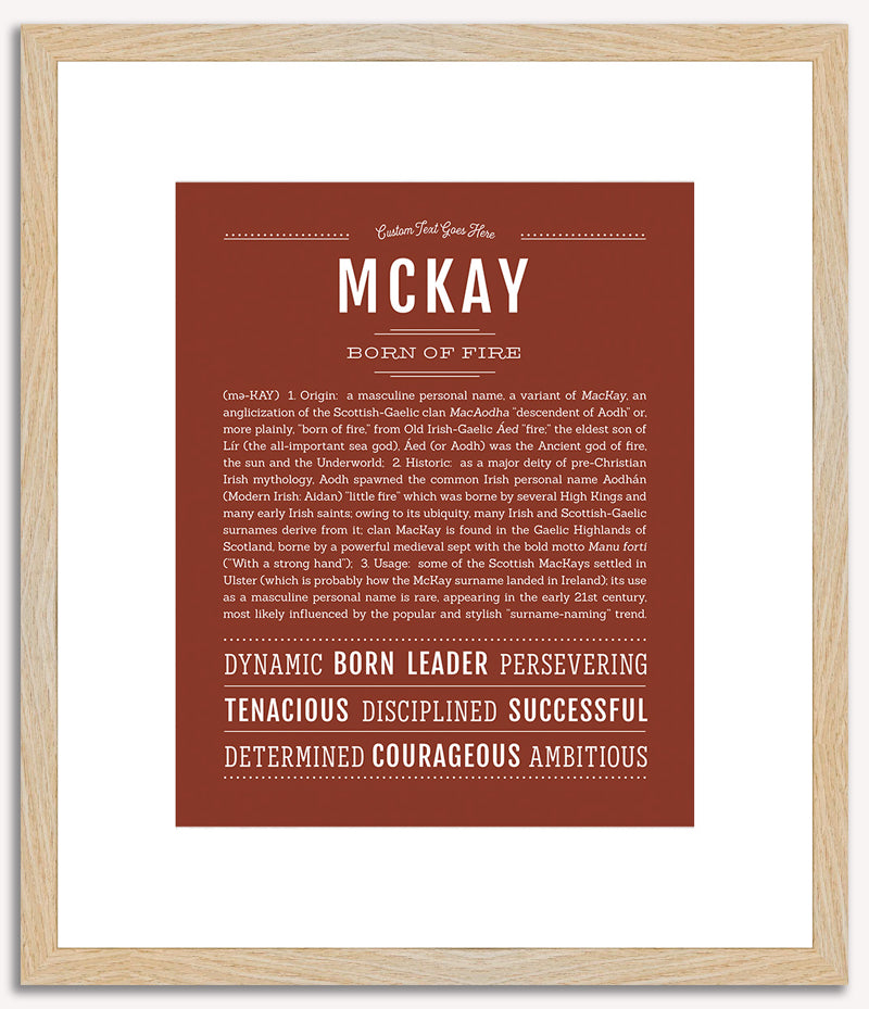 Mckay | Name Art Print