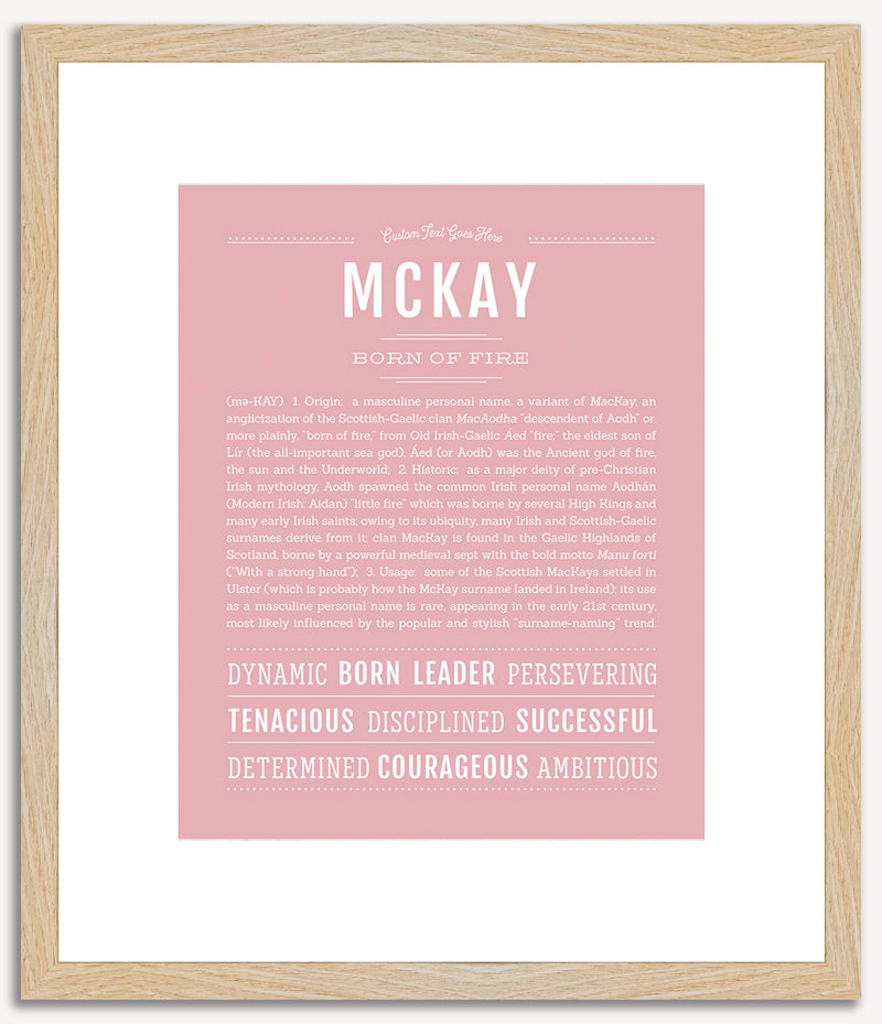 Mckay | Name Art Print