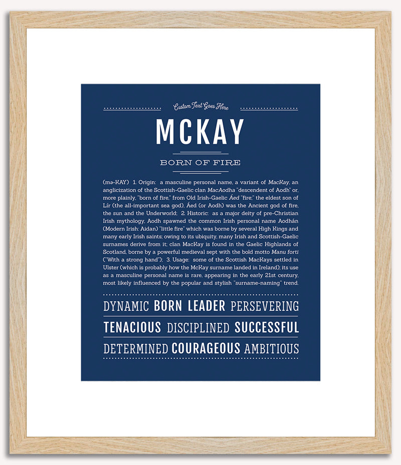 Mckay | Name Art Print