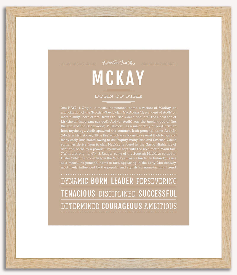 Mckay | Name Art Print