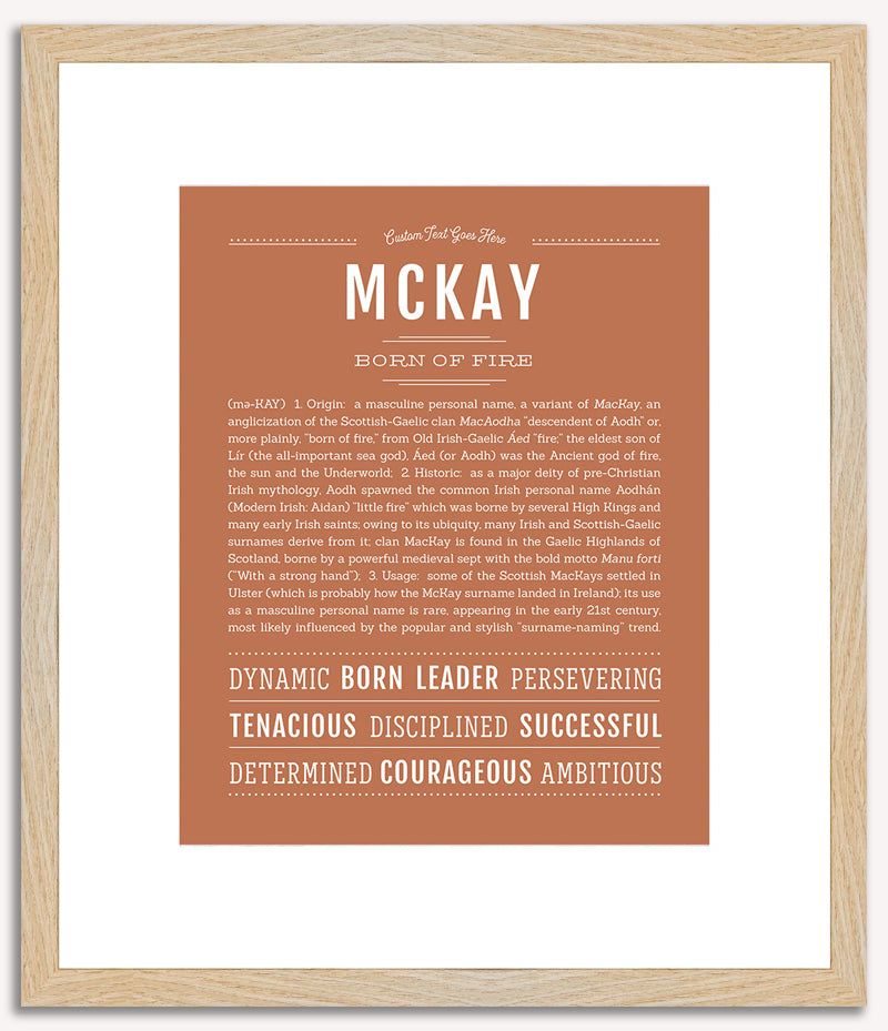 Mckay | Name Art Print