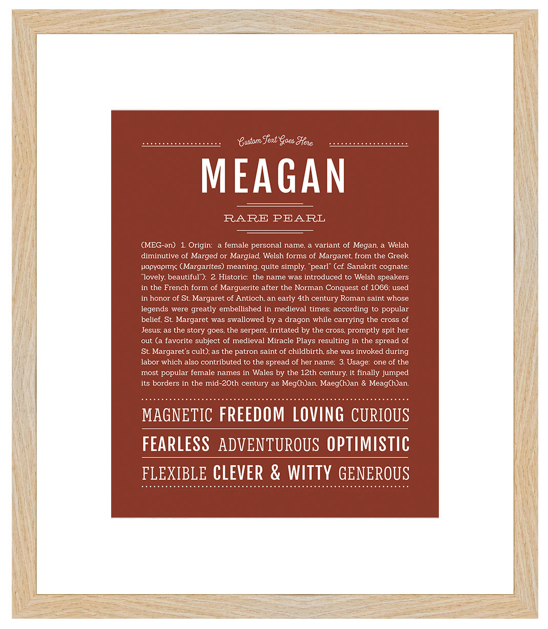 Meagan | Name Art Print