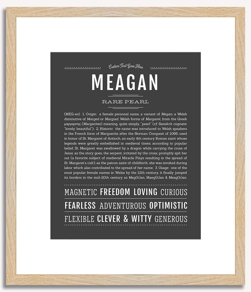 Meagan | Name Art Print