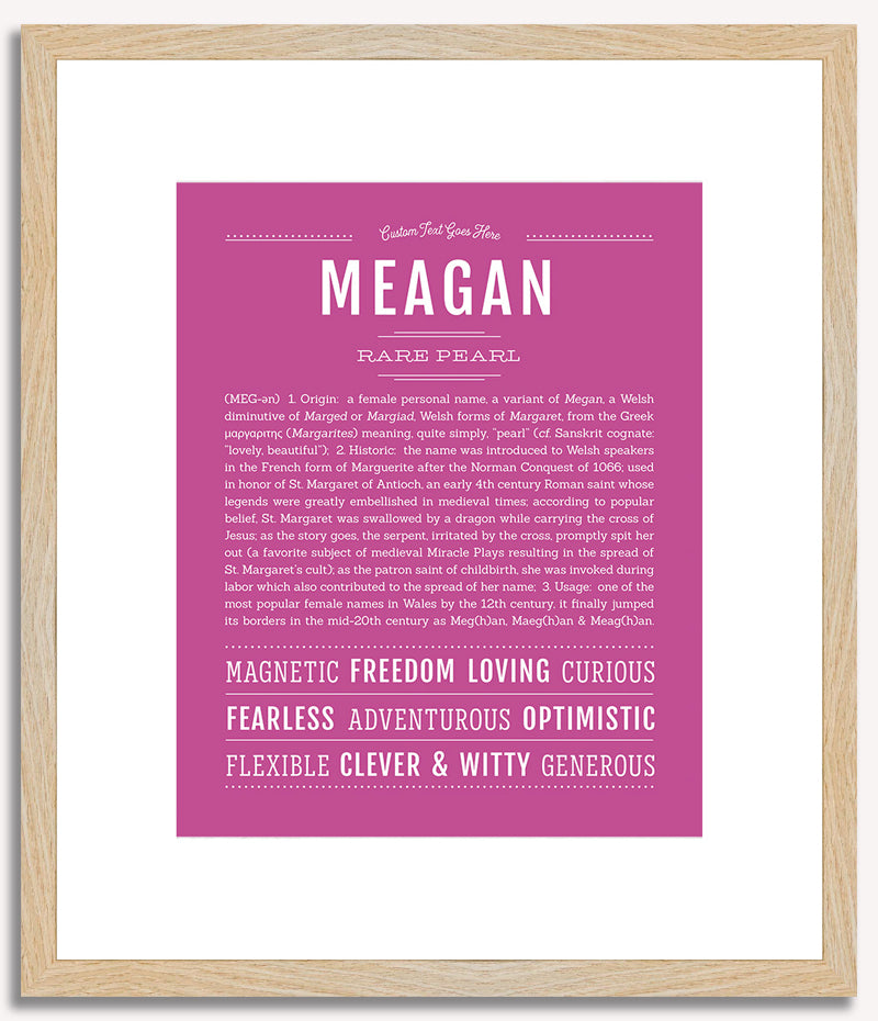 Meagan | Name Art Print