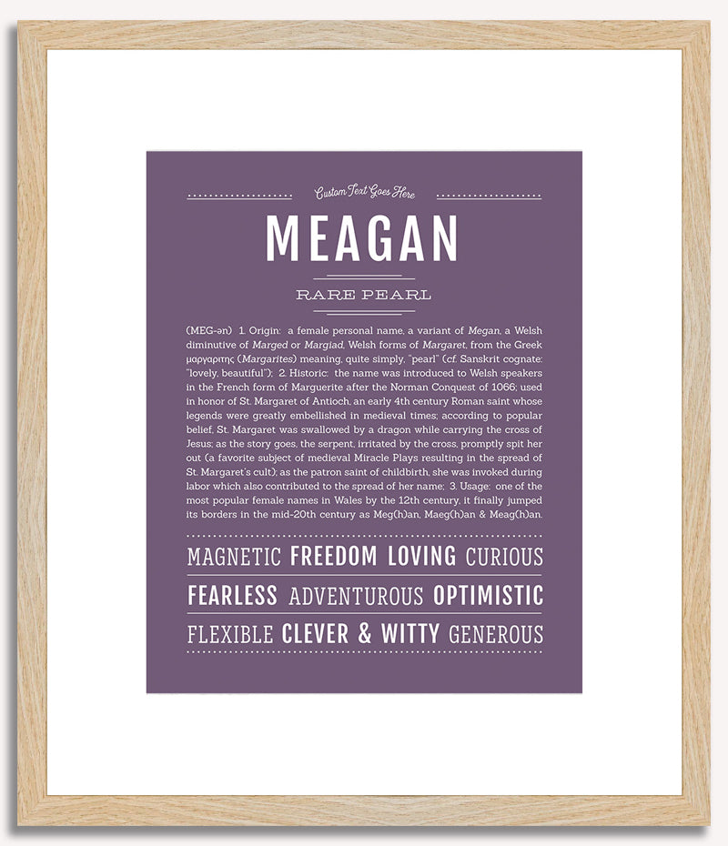 Meagan | Name Art Print