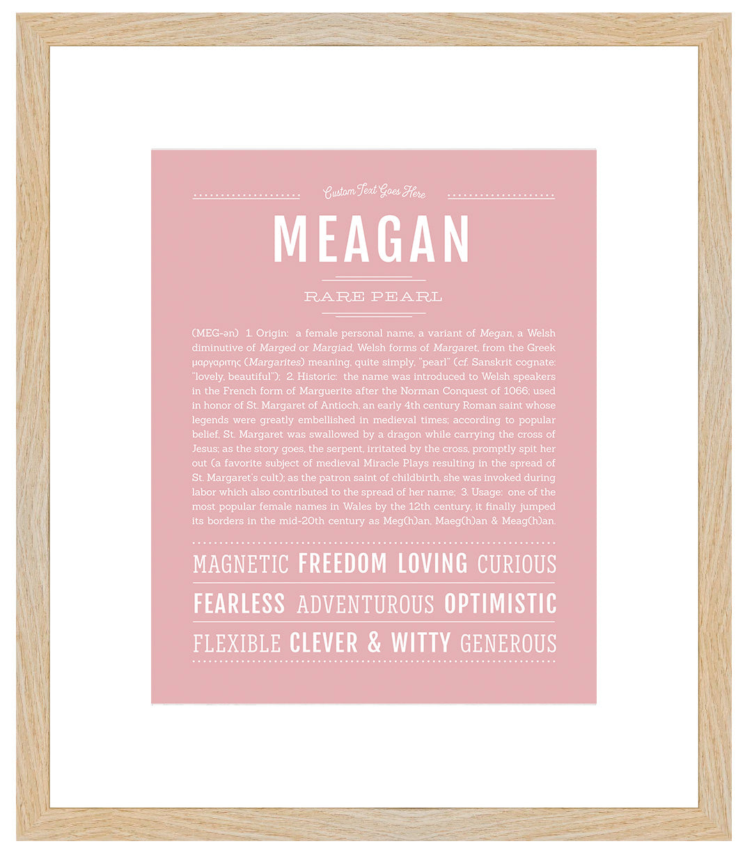 Meagan | Name Art Print