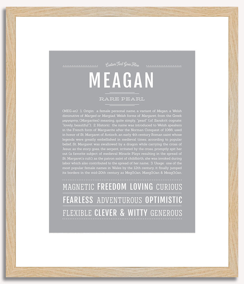 Meagan | Name Art Print