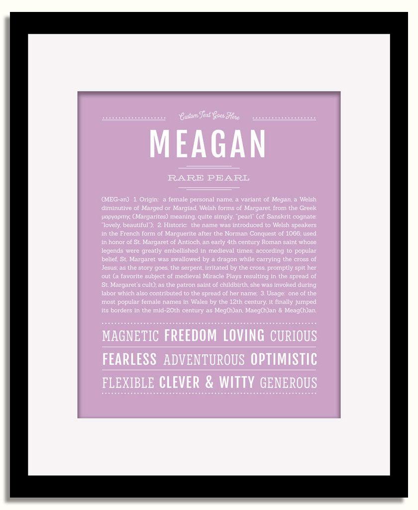 Frame Options | Lilac | Black Frame, Matted