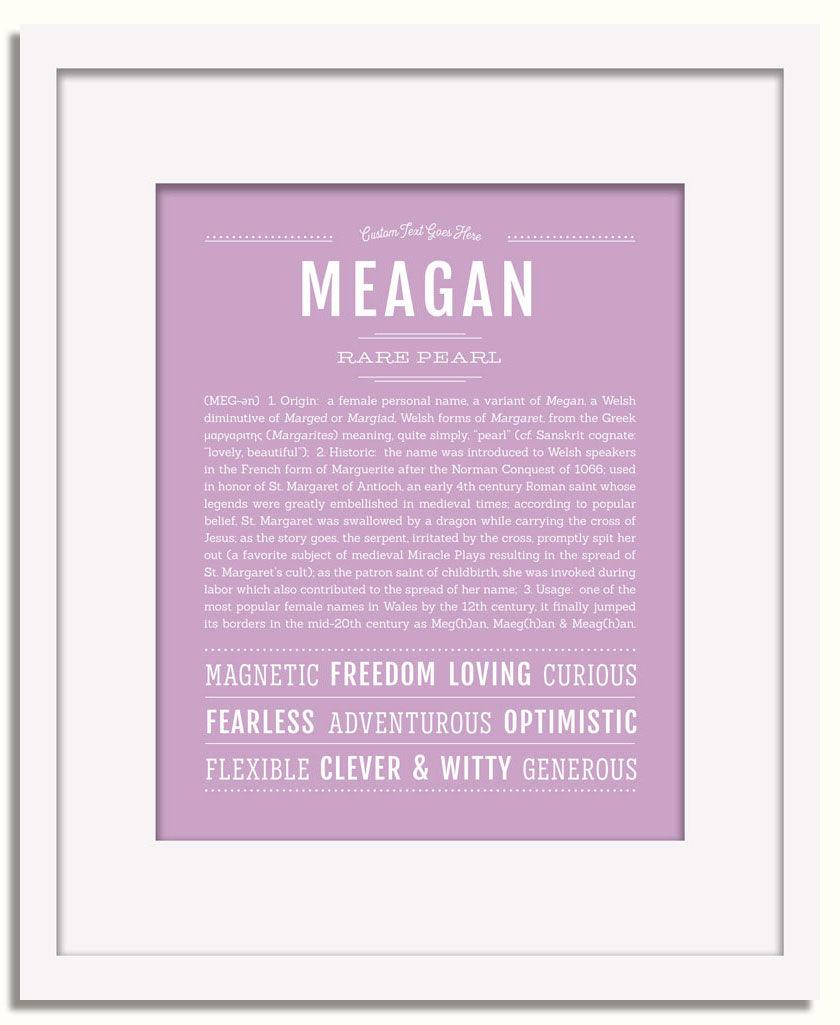 Frame Options | Lilac | White Frame, Matted