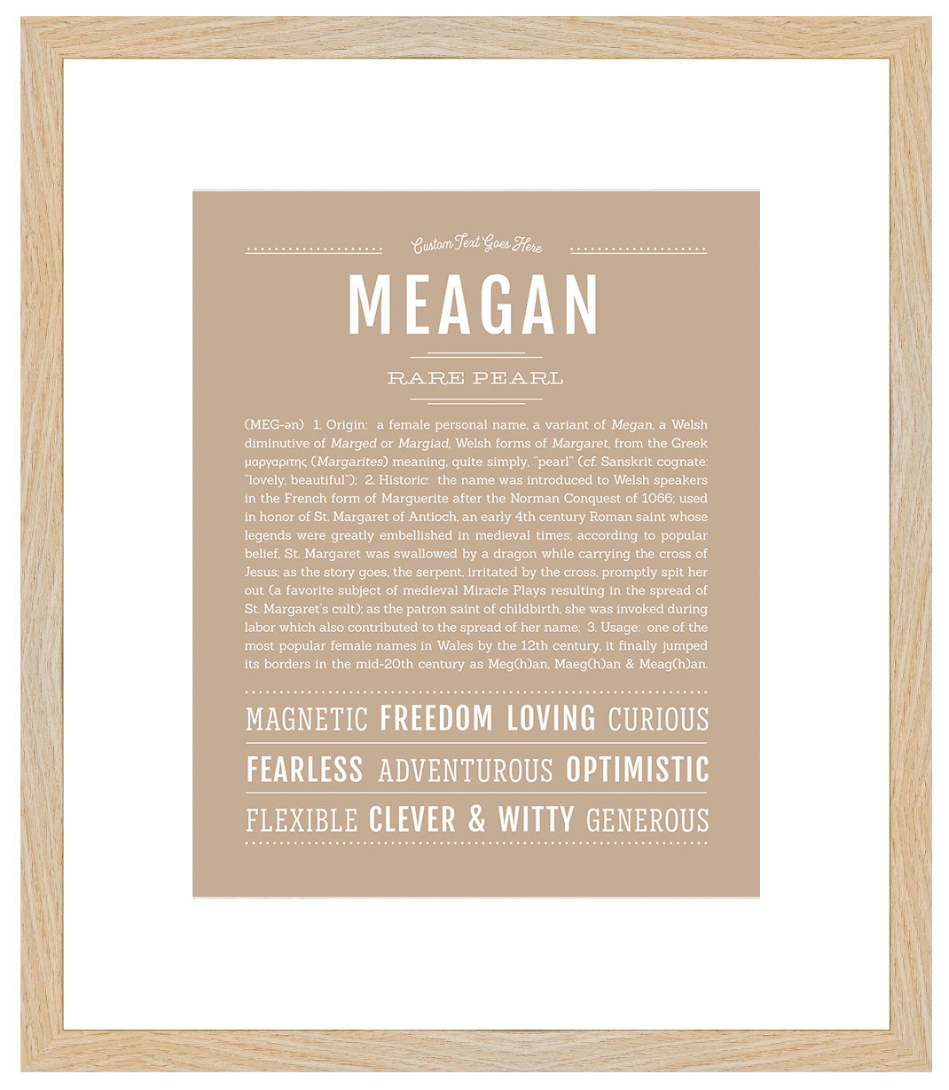 Meagan | Name Art Print