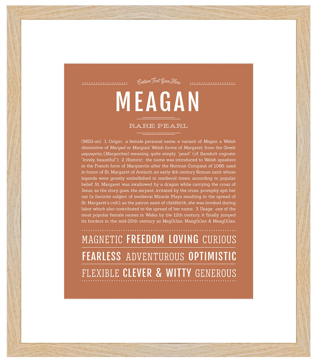 Meagan | Name Art Print