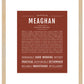 Meaghan | Name Art Print