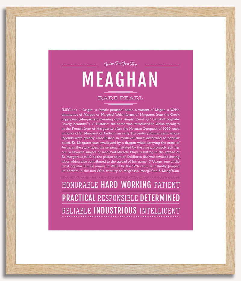 Meaghan | Name Art Print