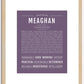 Meaghan | Name Art Print