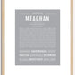 Meaghan | Name Art Print