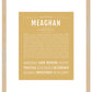 Meaghan | Name Art Print