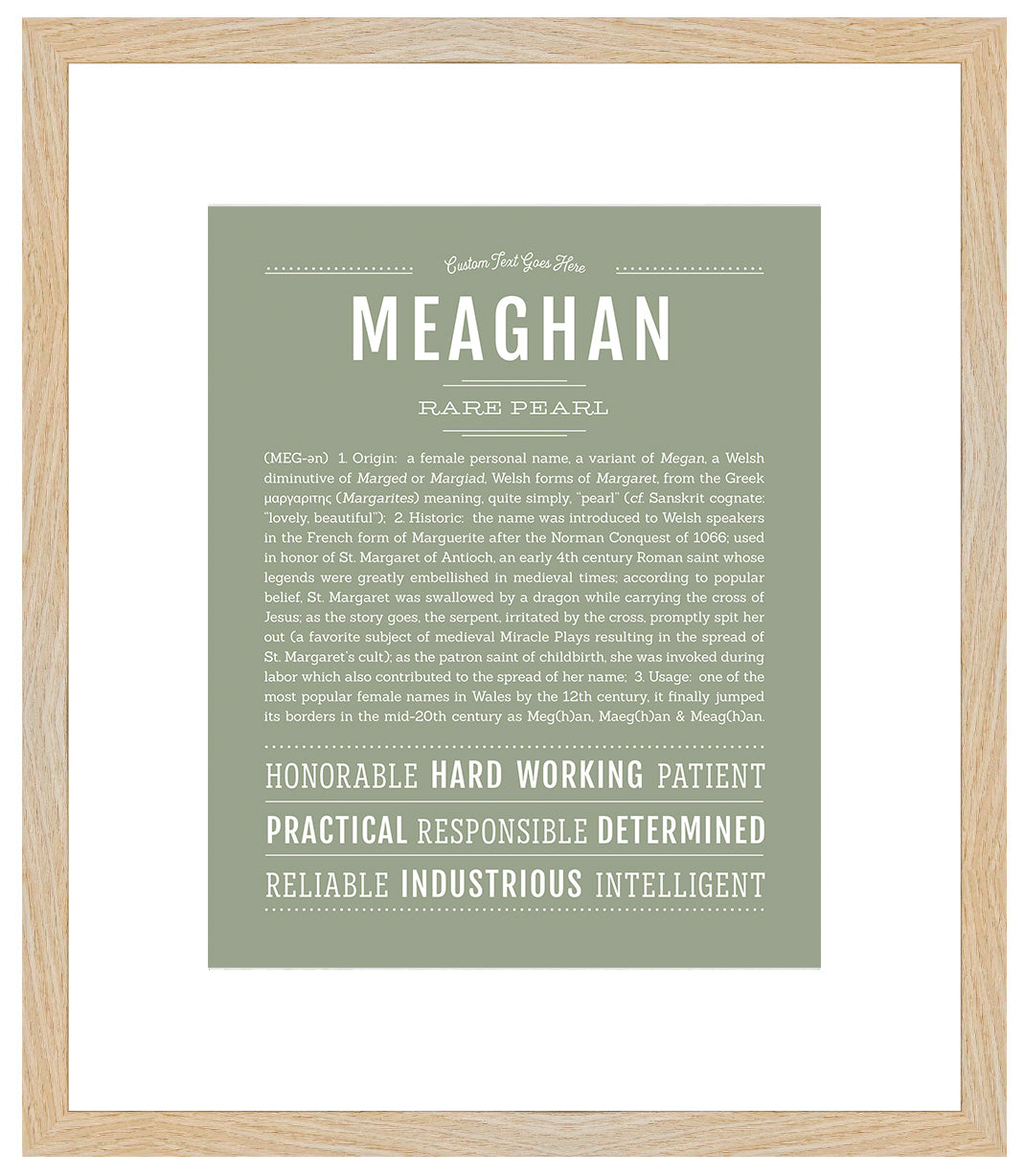 Meaghan | Name Art Print