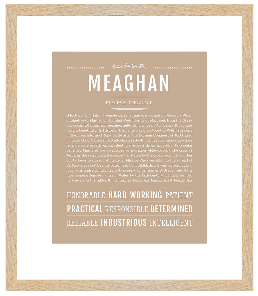 Meaghan | Name Art Print