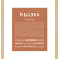 Meaghan | Name Art Print