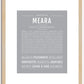 Meara | Name Art Print