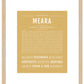 Meara | Name Art Print