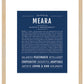 Meara | Name Art Print