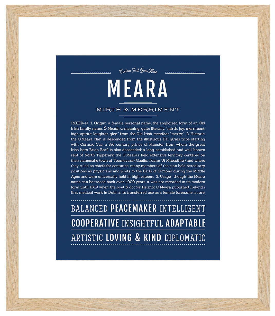 Meara | Name Art Print