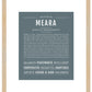 Meara | Name Art Print