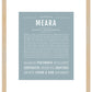 Meara | Name Art Print