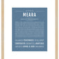 Meara | Name Art Print