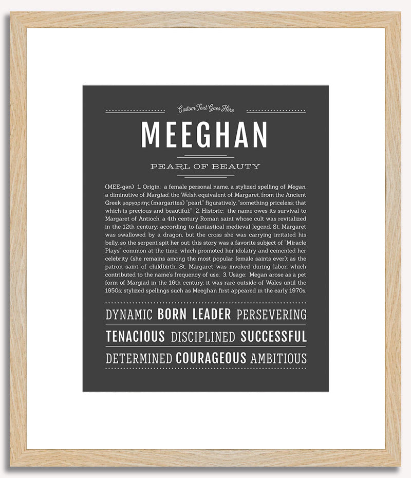 Meeghan | Name Art Print